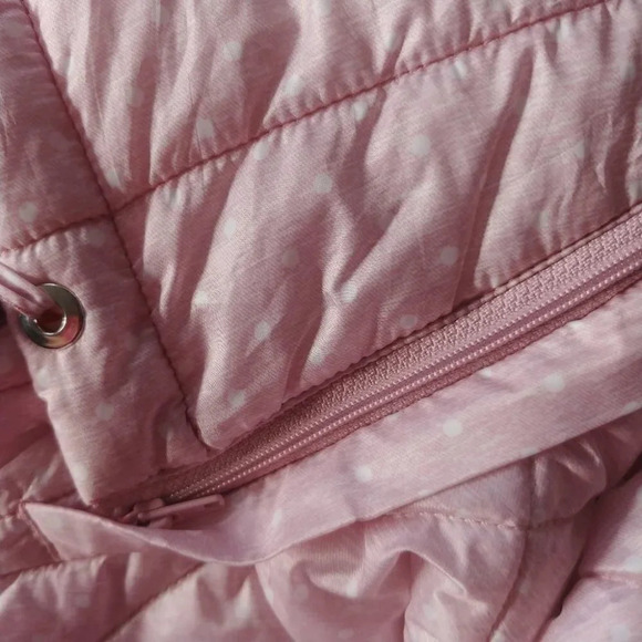 Claire France Water Repellant Wind Resistant Hooded Puffer Coat Jacket Pink  4X - Picture 10 of 14